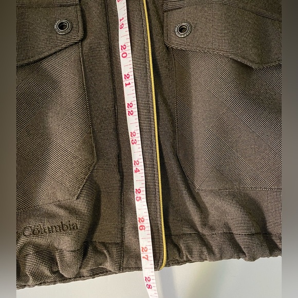 Columbia Brown Jacket Women’s M Bomber Style Tech Waterproof - Picture 14 of 16